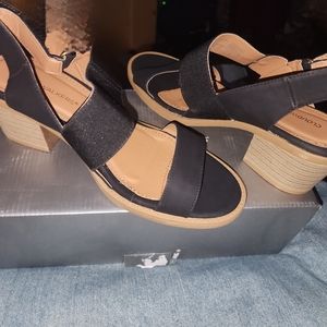 Dalia Stack Sandal - Black 9.5W